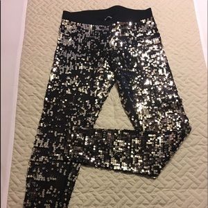 Express M sequined leggings